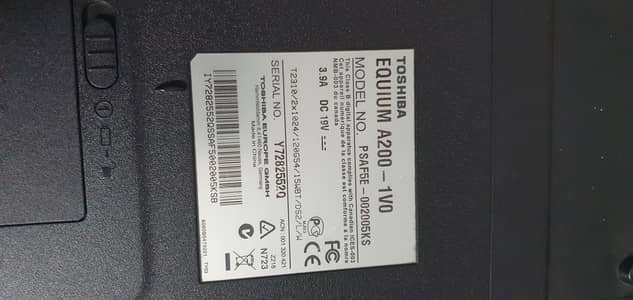 Toshiba equium laptop as a parts
