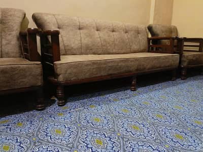 5 Seater Wooden Sofa Set
