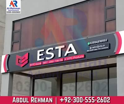 Acrylic sign board | 3d sign board | neon sign board | LED sign board