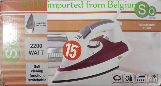 Imported SQ Tronic brand Steam Iron