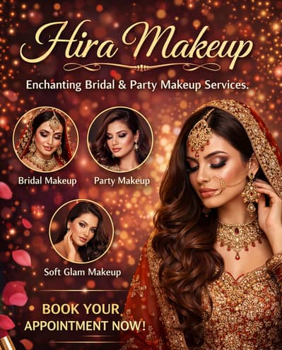  Hira Makeup Studio – Bridal & Party Makeup, Facials & Hair Color |