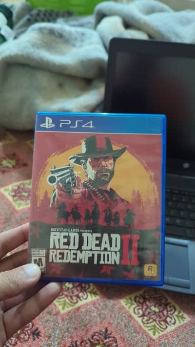 red dead redemption 2 ps4 disk lush with book