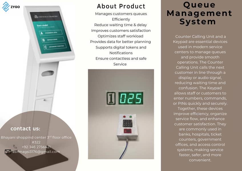 Queue Management System | Token Machine Digital Token Display Karachi 4