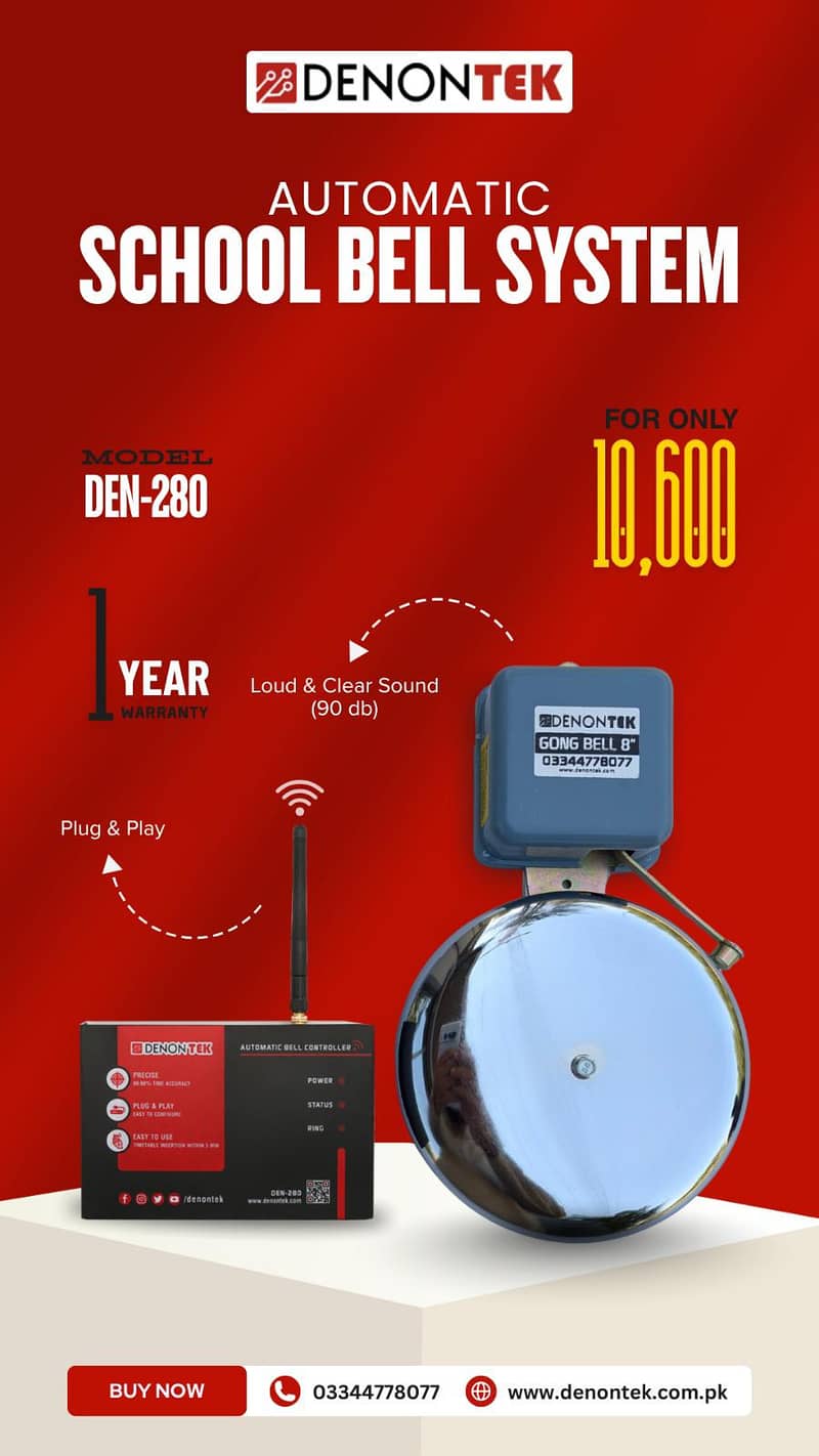 Automatic school bell system 0