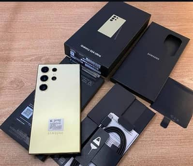 Samsung galaxy S24 Ultra 12/512 complete Box urgent sale contact OLX