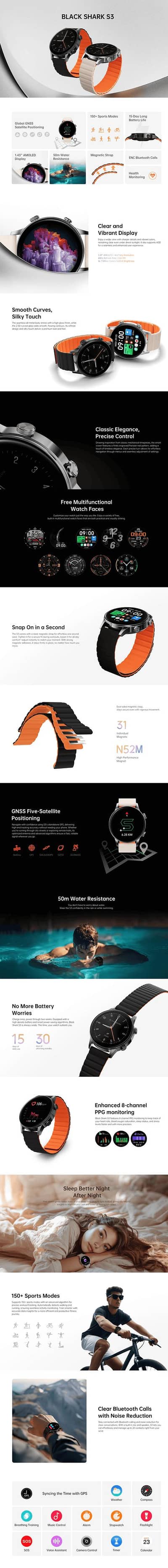 Xiaomi Black Shark S3 Smartwatch