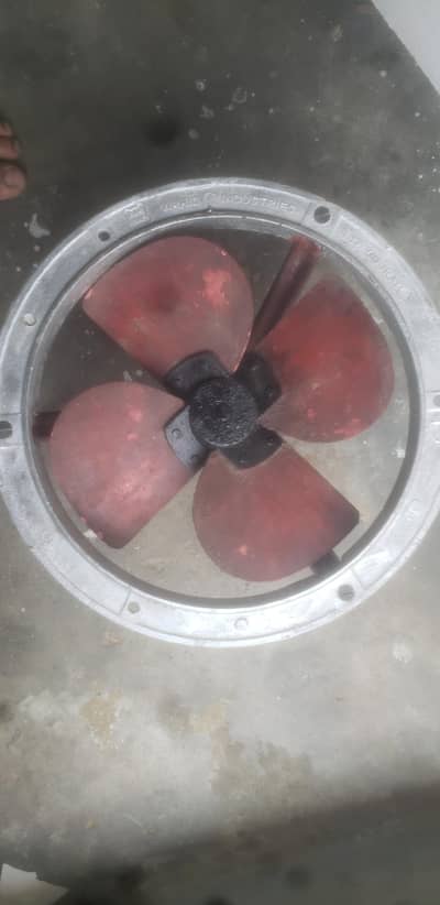 Heavy Duty Exhaust Fan - 12 Inch Blade . 15 Inch Frame ( Copper )
