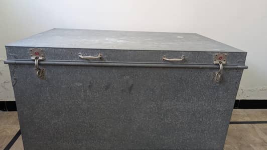 Strong Iron Trunk for Sale with stand – Good Condition
