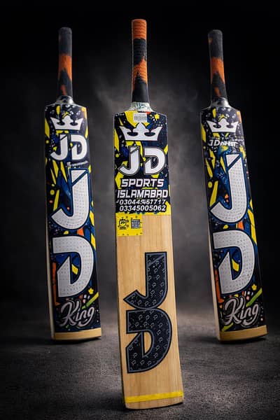 JD King Cricket Bat (Brand New) – Premium Quality – 1800