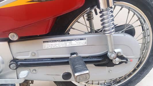 2025 March Honda CD 70 total genion lush condition. exchange possible