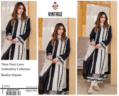 *Vintage Lawn 7771KT*  *Summer Collection 2k26*