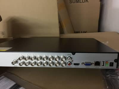 dvr 1 tb with all accessories with 2 camre water parof