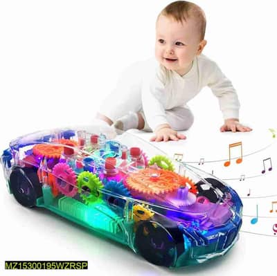 Transparent Car with Flash light