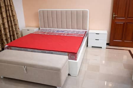 Dico paint bed set. | Bedroom set | white bet set