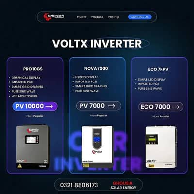 off grid solar inverter voltx /on grid/ hybrid