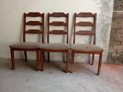 3 dining chairs