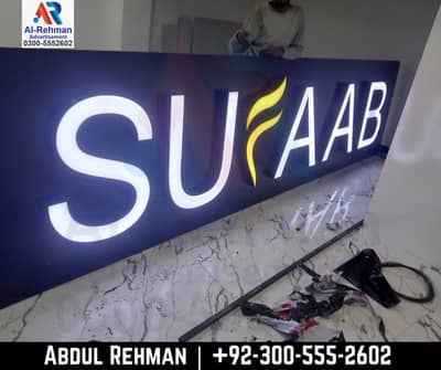 Acrylic sign board | 3d sign board | neon sign board | LED sign board.