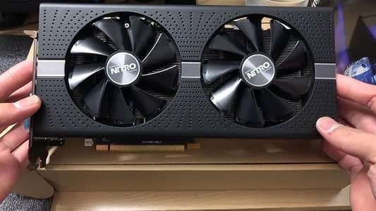 Sapphire Radeon Rx 580 8GB Back Plated Card