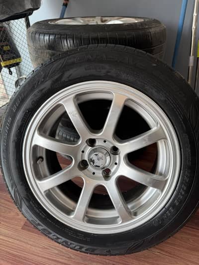 15 inch rims and tyres for civic es ek