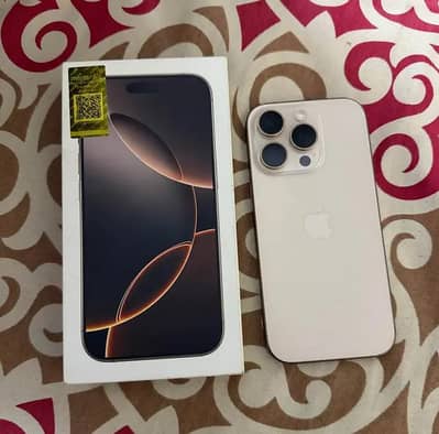 I phone 16 pro 128GB official PTA approved