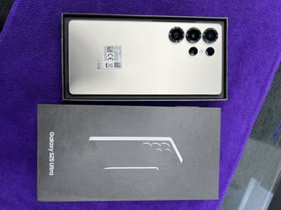 Samsung S25ultra official PTA 10/10 condition full warranty 12/512