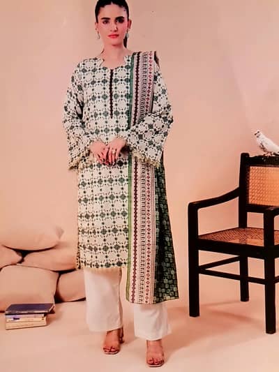 Zesh Brand Lawn Suit  New Collection
