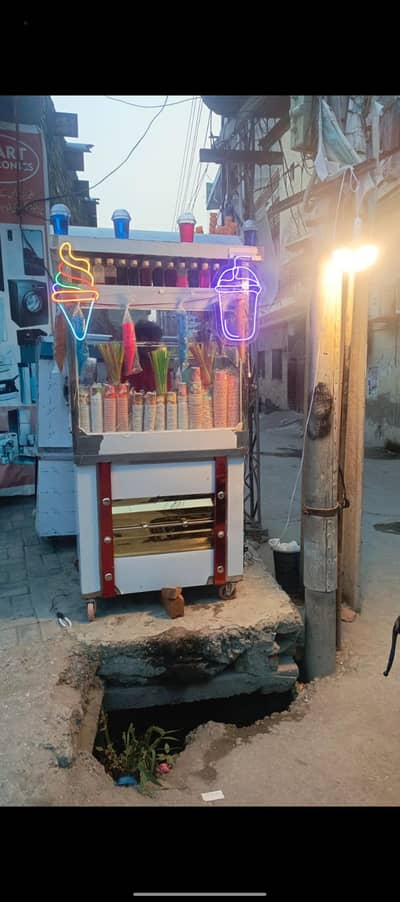 Ice Cream / Shake Stall Cart for Sale