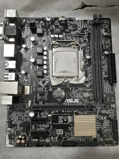 Asus H110m-a/dp Motherboard, 2 Ram Slot, Used Motherboad