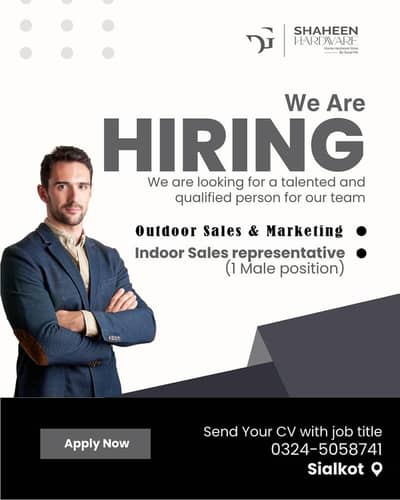 Sales & Marketing Staff Required || Indoor & Outdoor Marketing Jobs