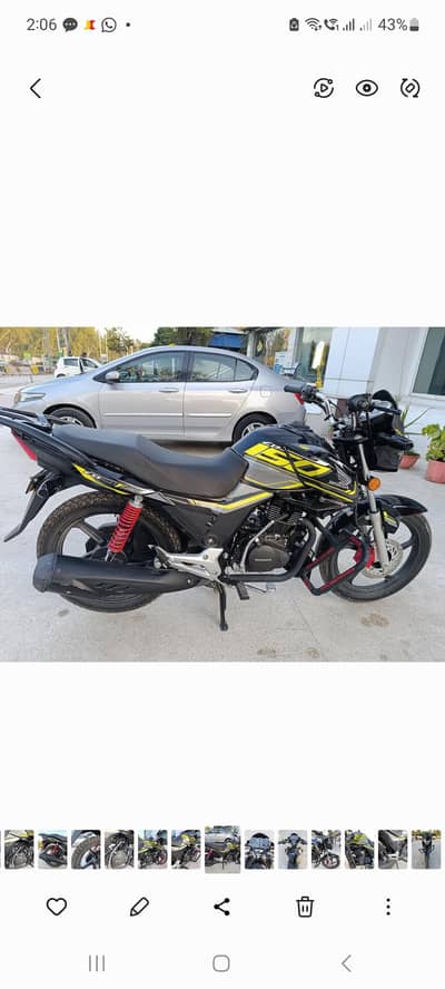 Honda CB150F black color 2025/2026
