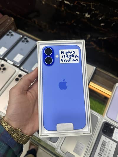 Iphone 16 plus 128gb 9 cycle 100 health