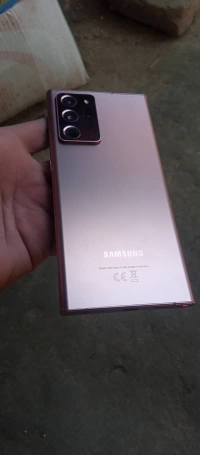 Oficial aprovd Note 20 ultra 12/256 no dot no shed  niche ad pr k msg