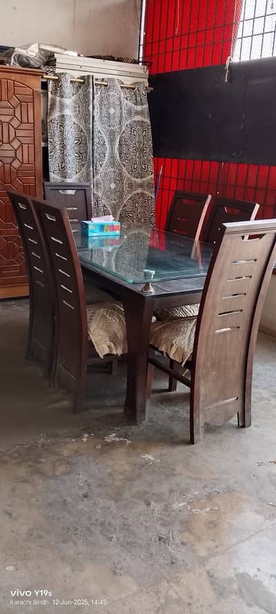 Dining table with chairs