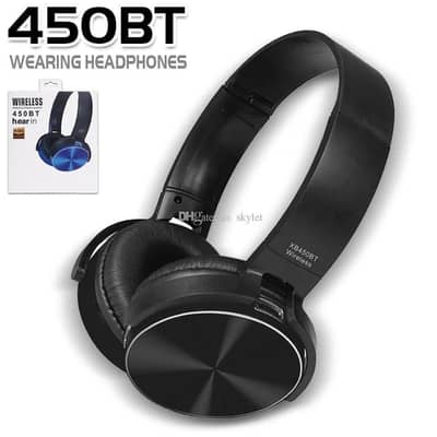 450 bt Bluetooth headphones  black headphones