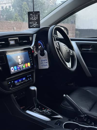 Toyota Corolla grande 2021 black interior