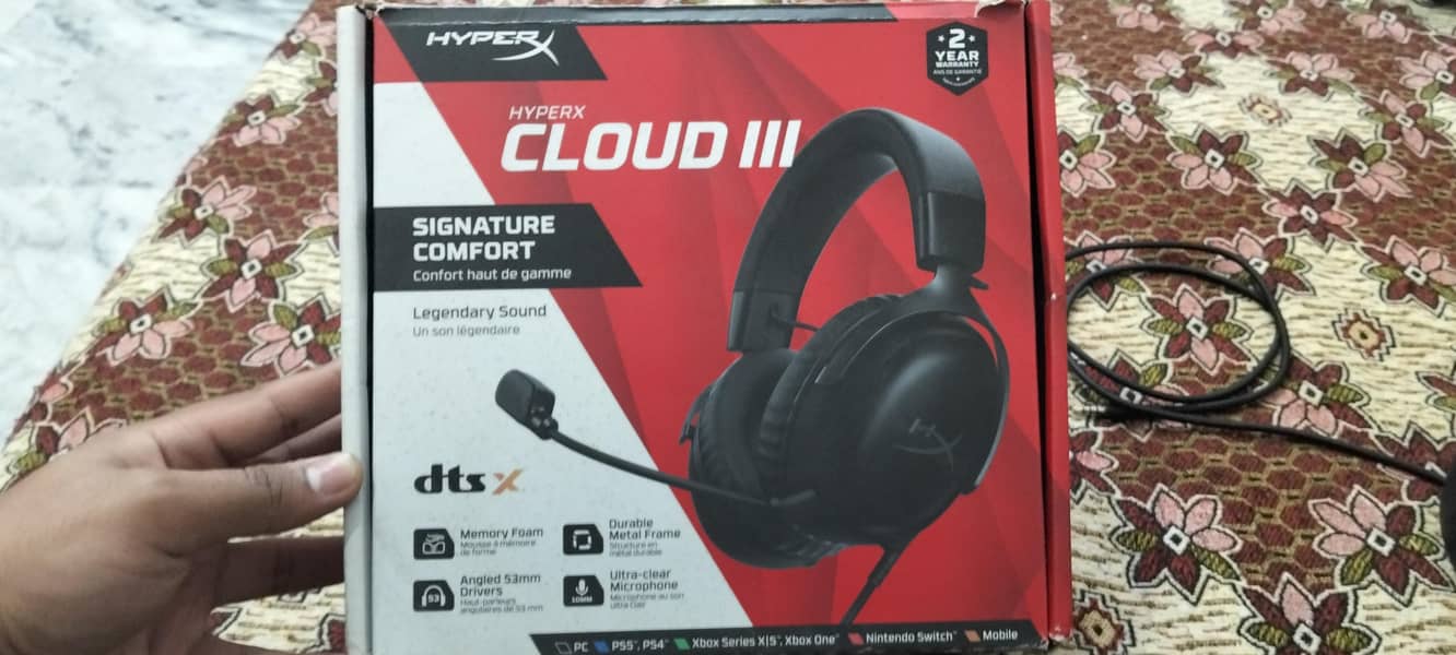 Hyper X cloud III wired. 5
