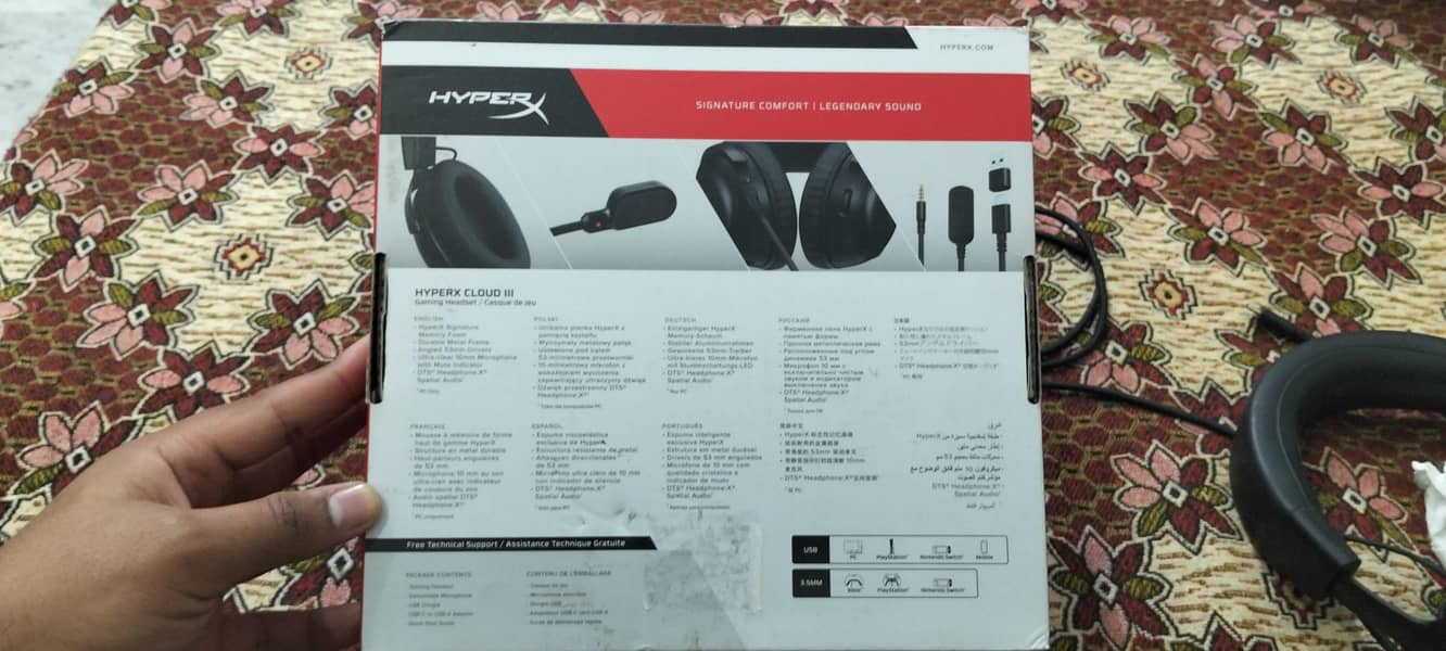 Hyper X cloud III wired. 6