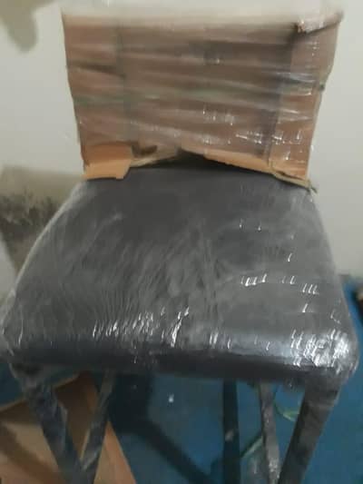 Metal Frame 2 Chairs For Shop Counter / Kitchen