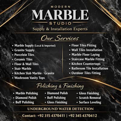 Marble Tile Floor & Wall Tile fixing