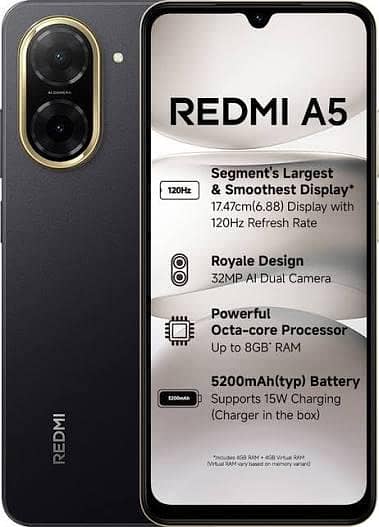 Redmi A5 4gb/128gb on instalment