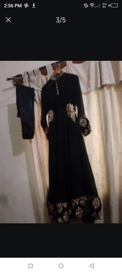 made in Dubai black maxi dress urgent sale