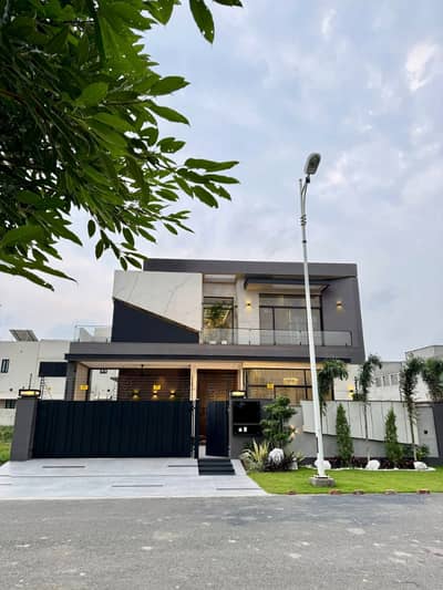 One Kanal Brand New Luxury Ultra-Modern Design Most Beautiful Bungalow 2 Servant Quarter In Basement For Sale At Prime Location Of DHA Lahore Near To Park Masjid & Commercial Market.
