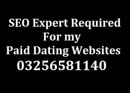 I need an SEO expert to rank my Dating Websites. I have Open Budget