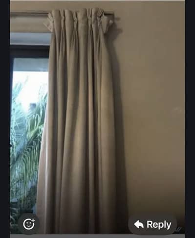 Cotton satin curtain