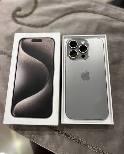 IPHONE 15 pro max DUAL PTA HK NATURAL TITANIUM