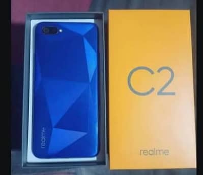 Realme C2 with box like new
