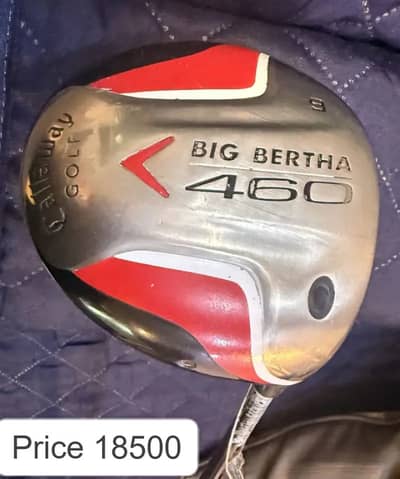Callaway Big Bertha 460 Driver 9 / Foot Joy Golf shoes/ Gold stick