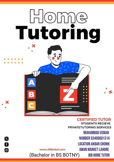 Home tuitior are available
