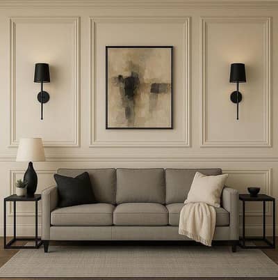 french wall moldings | Luxury wall design interiors decor