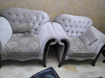 royal 7 seater sofa with table